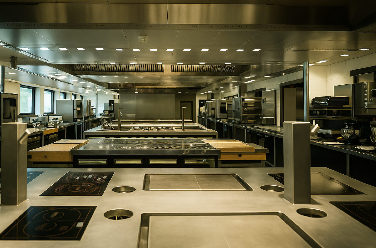 SIMATEL : accompagnement des métiers de la restauration (CHR), collectivités et des commerces alimentaires. 