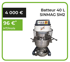 Batteur 40 l SINMAG SM2 occasion