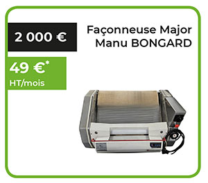 Façonneuse Majeur manu BONGARD occasion