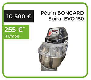 Pétrin Bongard Spiral EVO 150 occasion